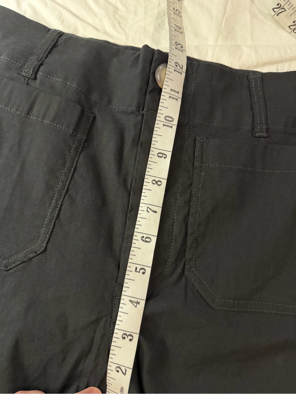 NWT MAEVE‎ ANTHROPOLOGIE The Colette Magic Fabric Crop Wide-Leg Pants Black 27 - Picture 13 of 16